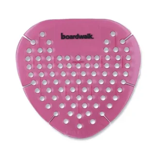 Boardwalk® Gem Urinal Deodorizer Screen, Spiced Apple Scent, Red, 12/Box