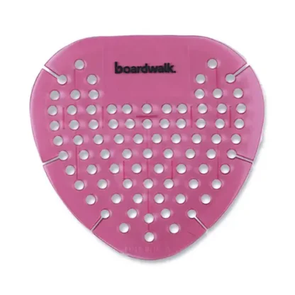 Boardwalk® Gem Urinal Deodorizer Screen, Spiced Apple Scent, Red, 12/Box
