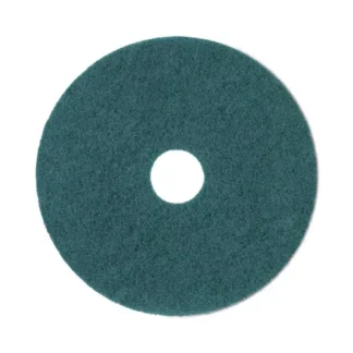 Boardwalk® Heavy-Duty Scrubbing Floor Pads, 20" Diameter, Green, 5/Carton