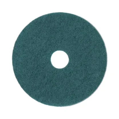 Boardwalk® Heavy-Duty Scrubbing Floor Pads, 20" Diameter, Green, 5/Carton