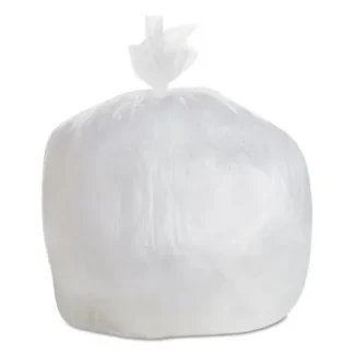 Boardwalk® High-Density Can Liners, Natural, 30 gal, 8 mic, 30" x 36", 25 Bags/Roll, 20 Rolls/Carton