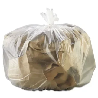 Boardwalk® High-Density Can Liners, 33 gal, 13 mic, 33" x 39", Natural