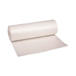 Boardwalk® High-Density Can Liners, 45 gal, Natural, 25 Bags/Roll, 6 Rolls/Carton