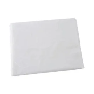 Boardwalk® High Density Industrial Can Liners, 60 gal, 16 mic, 38" x 60", Natural, Flat Pack, 100/Carton