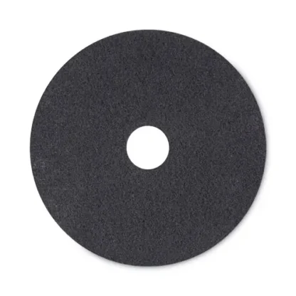 Boardwalk® High Performance Stripping Floor Pads, 20" Diameter, Black, 5/Carton