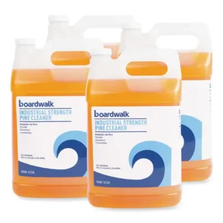 Boardwalk® Industrial Strength Cleaner, Pine Scent, 1 gal Bottle, 4/Carton