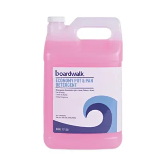Boardwalk® Industrial Strength Pot and Pan Hand Dishwashing Detergent, Herbal Scent, 1 gal Bottle