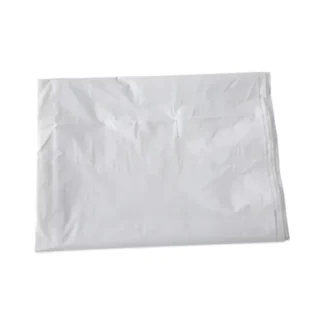 Boardwalk® Linear Low Density Industrial Can Liners, 10 gal, 0.5 mil, 24" x 23", White, Flat Pack, 500/Carton