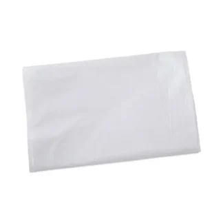 Boardwalk® Linear Low Density Industrial Can Liners, 16 gal, 0.5 mil, 24" x 32", White, Flat Pack, 500/Carton