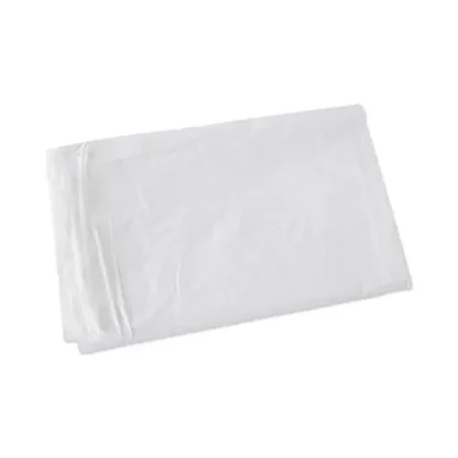 Boardwalk® Linear Low Density Industrial Can Liners, 30 gal, 0.9 mil, 30" x 36", White, Flat Pack, 100/Carton