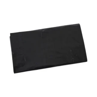 Boardwalk® Linear Low Density Industrial Can Liners, 45 gal, 0.7 mil, 40" x 46", Black, Flat Pack, 100/Carton