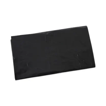 Boardwalk® Linear Low Density Industrial Can Liners, 45 gal, 0.7 mil, 40" x 46", Black, Flat Pack, 100/Carton