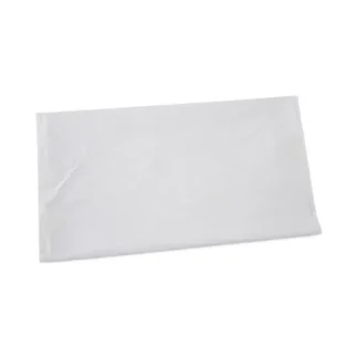 Boardwalk® Linear Low Density Industrial Can Liners, 45 gal, 0.9 mil, 40" x 46", White, Flat Pack, 100/Carton