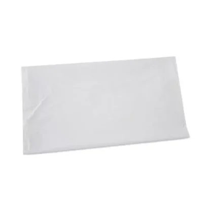 Boardwalk® Linear Low Density Industrial Can Liners, 45 gal, 0.9 mil, 40" x 46", White, Flat Pack, 100/Carton