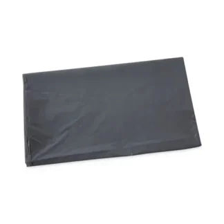 Boardwalk® Linear Low Density Industrial Can Liners, 45 gal, 1.1 mil, 40" x 46", Gray, Flat Pack, 100/Carton