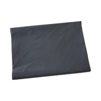 Boardwalk® Linear Low Density Industrial Can Liners, 60 gal, 1.3 mil, 38" x 58", Gray, Flat Pack, 100/Carton