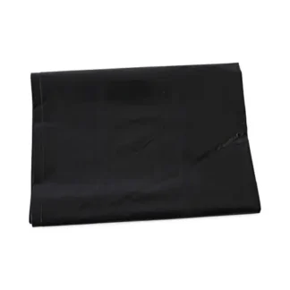 Boardwalk® Linear Low Density Industrial Can Liners, 60 gal, 1.7 mil, 38" x 58", Black, Flat Pack, 100/Carton