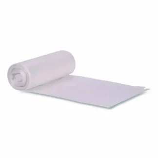 Boardwalk® Low-Density Waste Can Liners, Clear, 30 gal, 0.5 mil, 30" x 36", Perforated Roll, 250/Carton