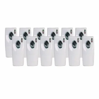 Boardwalk® Metered Air Freshener Dispenser, White, 12/Carton