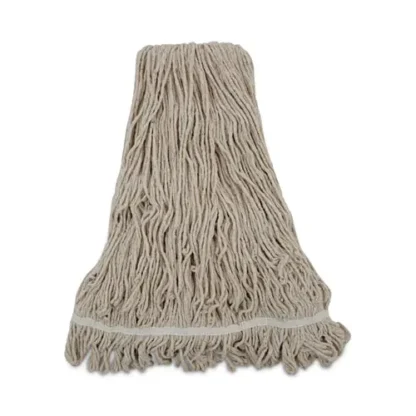 Boardwalk® Mop Head, Pro Loop Web/Tailband, Cotton, 32-Oz., White
