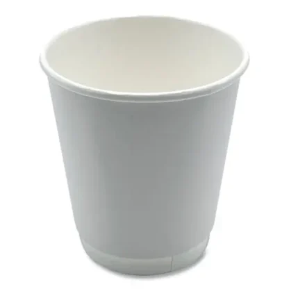 Boardwalk® Paper Hot Cups, Double-Walled, 10 oz, White, 25/Pack
