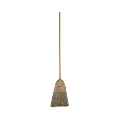 Boardwalk® Parlor Broom, Corn Fiber Bristles, Natural, 12/Carton