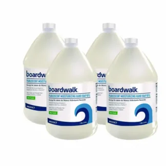 Boardwalk® Pearlescent Moisturizing Liquid Hand Soap Refill, Aloe Scent, 1 gal Bottle, 4/Carton