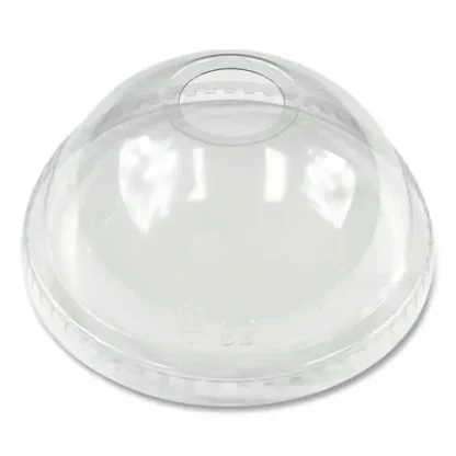 Boardwalk® PET Cold Cup Dome Lids, Fits 9 oz to 12 oz Cold Cups, Plastic, Clear, 100/Pack