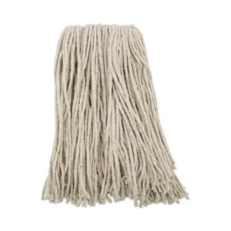 Boardwalk® Premium Cut-End Wet Mop Heads, Cotton, 16oz, White, 12/Carton
