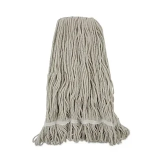 Boardwalk® Pro Loop Web/Tailband Wet Mop Head, Cotton, 24oz, White, 12/Carton