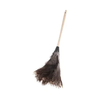 Boardwalk® Professional Ostrich Feather Duster, 13" Wood Handle
