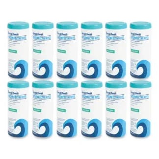Boardwalk® Quat-Based Disinfecting Wipes, Fresh Scent, 35 Wipes/Canister, 12 Canisters/Carton