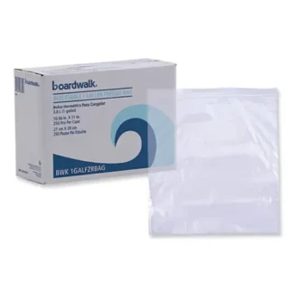 Boardwalk® Reclosable Freezer Storage Bags, 1 gal, Clear, 250/Box