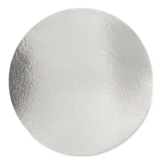 Boardwalk® Round Aluminum To-Go Container Lids, Flat Lid, 9" Diameter, Silver, Paper, 500/Carton