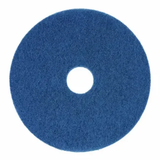 Boardwalk® Scrubbing Floor Pads, 16" Diameter, Blue, 5/Carton