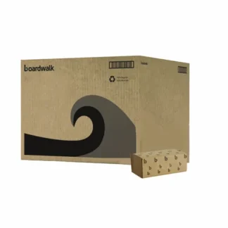 Boardwalk® Singlefold Paper Towels, 1-Ply, 9" x 9.45", Natural, 250 Towels/Pack, 16 Packs/Carton