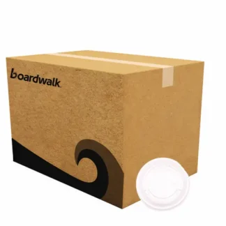 Boardwalk® Souffle/Portion Cup Lids, Clear Plastic, Fits 3.25 oz to 5.5 oz Portion Cups, 2,500/Carton