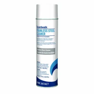 Boardwalk® Stainless Steel Cleaner and Polish, Lemon Scent, 16 oz Aerosol Spray