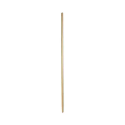 Boardwalk® Tapered End Broom Handle, Lacquered Pine, Natural, 60" Length, 1.13" Diameter