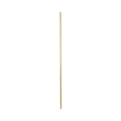 Boardwalk® Threaded End Broom Handle, Lacquered Wood, 0.94" dia x 60", Natural