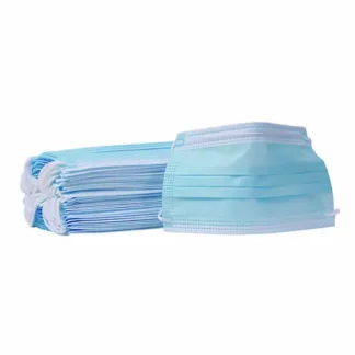 Boardwalk® Three-Ply General Use Face Mask, Blue, 50/Box, 40 Boxes/Carton
