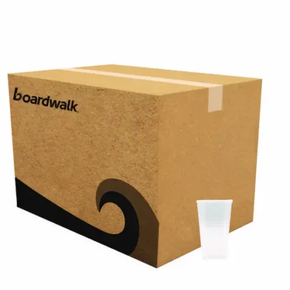 Boardwalk® Translucent Plastic Cold Cups, 20 oz, Clear, 1,000/Carton