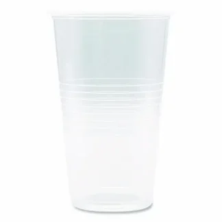 Boardwalk® Translucent Plastic Cold Cups, 20 oz, Clear, 50/Pack