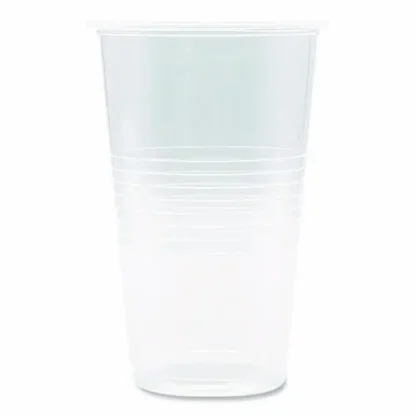 Boardwalk® Translucent Plastic Cold Cups, 20 oz, Clear, 50/Pack