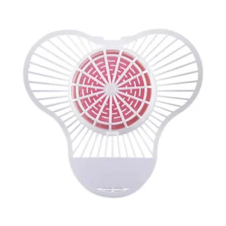 Boardwalk® Urinal Screen with Para Deodorizer Block, Cherry Scent, 3 oz, Red/White, 12/Box