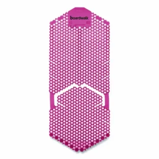 Boardwalk® Vertical Urinal Screen, Spiced Apple Scent, Red, 6/Carton
