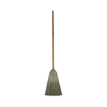 Boardwalk® Warehouse Broom, Yucca Corn Fiber Bristles, Natural, 56" Overall Length, 12/Carton