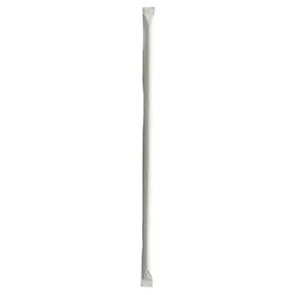 Boardwalk® Wrapped Jumbo Straws, 10.25", Polypropylene, Clear, 2,000/Carton