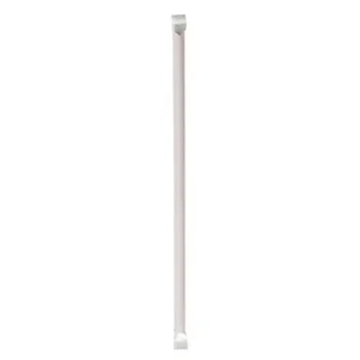 Boardwalk® Wrapped Jumbo Straws, 10.25", Polypropylene, Red, 2,000/Carton