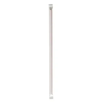 Boardwalk® Wrapped Jumbo Straws, 10.25", Polypropylene, Red, 2,000/Carton